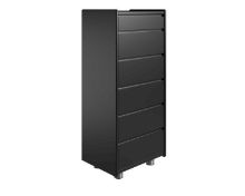 Vis detaljer for Kaagaard 665037 Kommode med Metalben 102x50x37cm - Sortmalet Billede af Kaagaard 665037 Kommode med Metalben 102x50x37cm - Sortmalet