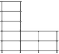 Billede af Montana Free 522000 Reol 203,4x178,1 cm - 155 Masala