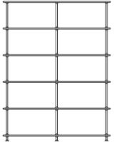 Billede af Montana Free 550000 Reol 138,4x178,1 cm - 155M MixIris Masala