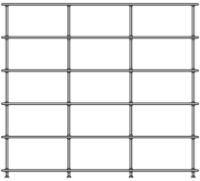 Billede af Montana Free 555000 Reol 203,4x178,1 cm - 05 Black