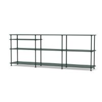Billede af Montana Free 222100 Reol med Indskudt Hylde 203,4x75,8cm - 163 Black Jade
