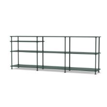 Billede af Montana Free 222100 Reol med Indskudt Hylde 203,4x75,8cm - 163 Black Jade