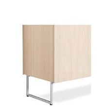 Billede af Skovby stålben til 400-serien højde 18 cm - Metalsatin