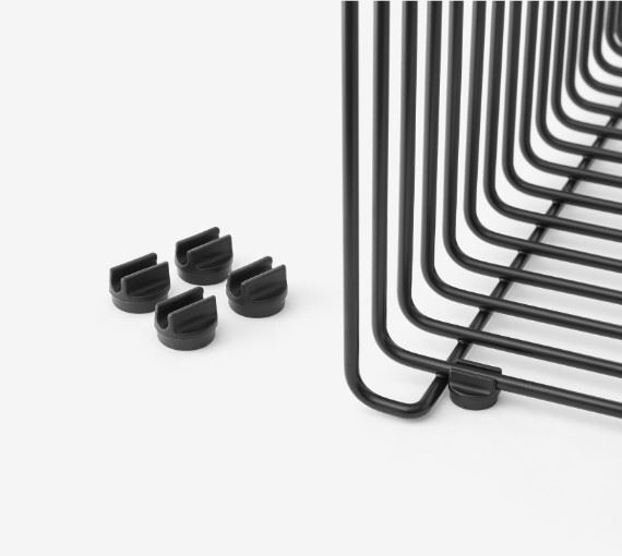 Billede af Montana SHWire Panton Wire fødder 4 stk - 05 Black  