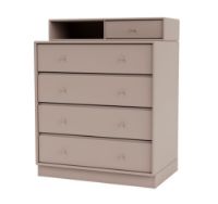 Billede af Montana Selection Keep Kommode med sokkel 7 cm 69,6x82,2x46,8 cm - 137 Mushroom