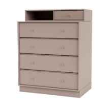 Vis detaljer for Montana Selection Keep Kommode med sokkel 7 cm 69,6x82,2x46,8 cm - 137 Mushroom Billede af Montana Selection Keep Kommode med sokkel 7 cm 69,6x82,2x46,8 cm - 137 Mushroom