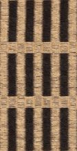 Billede af Woodnotes New York Carpet Sewn Edges 140x200 cm - Natural/Black