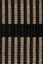 Billede af Woodnotes Cut Stripe Carpet Sewn Edges 80x200 cm - Black/Antique