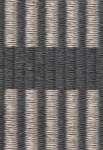 Billede af Woodnotes Cut Stripe Carpet Sewn Edges 140x200 cm - Graphite/Stone