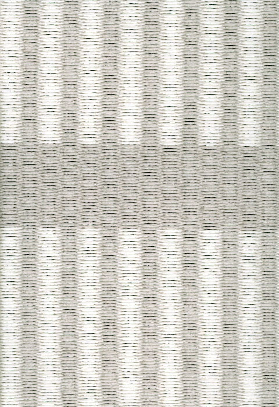 Billede af Woodnotes Cut Stripe Carpet Sewn Edges 140x200 cm - Stone/White