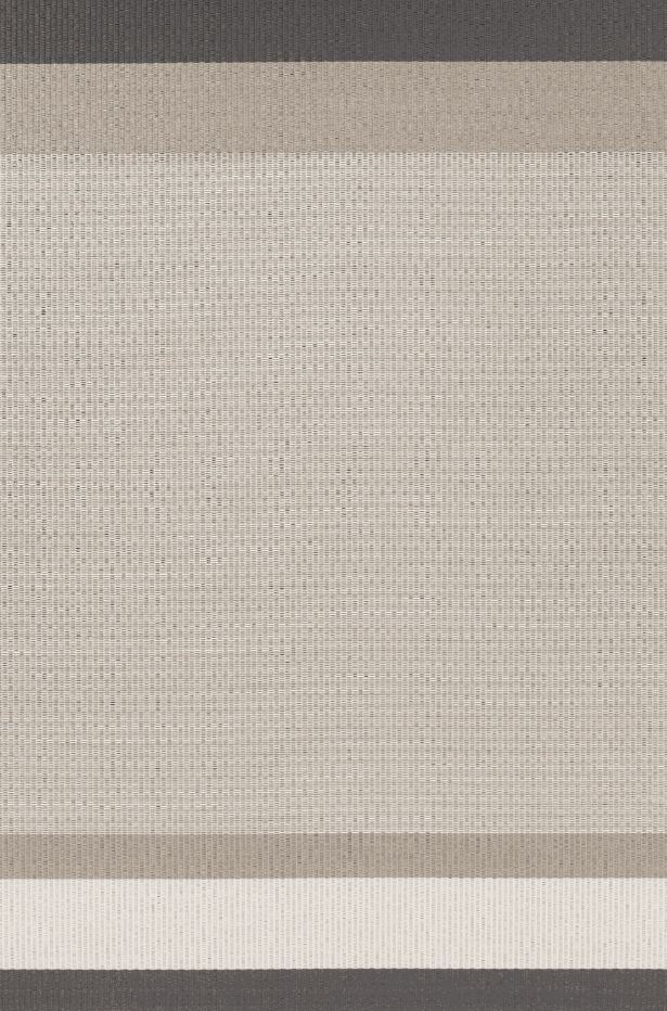 Billede af Woodnotes Panorama Carpet Sewn Edges 140x200 cm - Stone/White