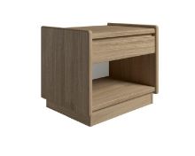 Billede af Kaagaard 215037 Sengebord med Sokkel 34x50x37 cm - Oliebehandlet Eg