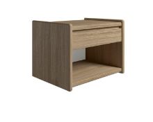 Billede af Kaagaard 215037 Sengebord Vægophængt 34x50x37 cm - Oliebehandlet Eg