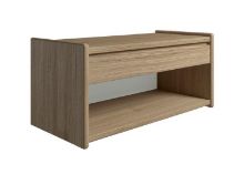 Billede af Kaagaard 218037 Sengebord Vægophængt 34x80x37 cm - Oliebehandlet Eg