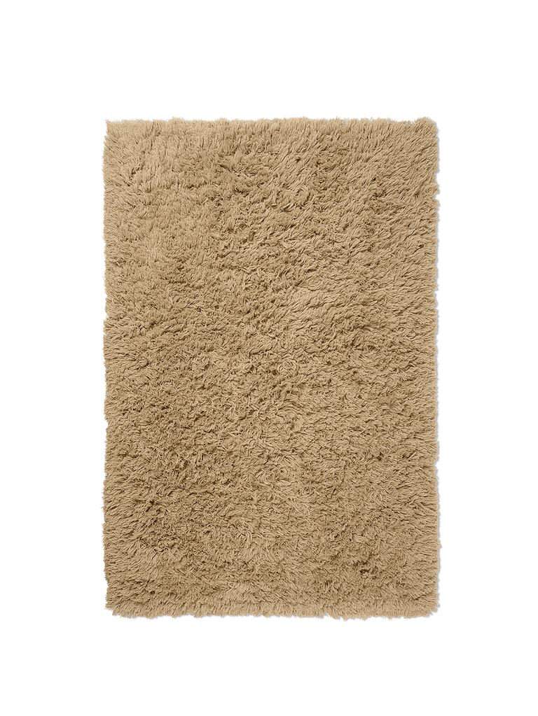 Billede af Ferm Living Meadow High Pile Rug S 140x200 cm - Light Sand 