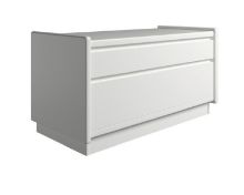 Billede af Kaagaard 228037 Sengebord med Sokkel 34x80x37 cm - Hvidmalet