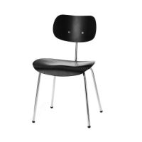 Billede af Please Wait To Be Seated Eiermann SE68 Dining Chair SH: 46 cm - Black / Chrome