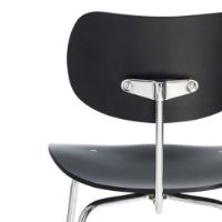Billede af Please Wait To Be Seated Eiermann SE68 Dining Chair SH: 46 cm - Black / Chrome