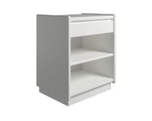 Billede af Kaagaard 315037 Sengebord med Sokkel 51x50x37 cm - Hvidmalet