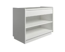 Billede af Kaagaard 318037 Sengebord med Sokkel 51x80x37 cm - Hvidmalet