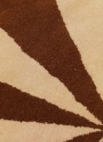 Billede af Ferm Living Arch Tufted Rug L Ø: 130 cm - Brick/Off-White