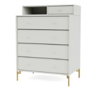 Billede af Montana Selection Keep Kommode med ben 69,6x82,2x46,8 cm - 09 Nordic / Brass