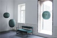 Billede af Made By Hand Knit-Wit Oval Floor Medium Ø: 65 cm - Tweed Green