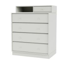 Vis detaljer for Montana Selection Keep Kommode med sokkel 7 cm 69,6x82,2x46,8 cm - 09 Nordic Billede af Montana Selection Keep Kommode med sokkel 7 cm 69,6x82,2x46,8 cm - 09 Nordic