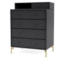 Vis detaljer for Montana Selection Keep Kommode med ben 69,6x82,2x46,8 cm - 04 Anthracite / Brass Billede af Montana Selection Keep Kommode med ben 69,6x82,2x46,8 cm - 04 Anthracite / Brass