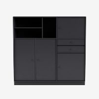 Billede af Montana Mega 201803 Skænk med sokkel 7 cm 115,2x38 cm - 04 Anthracite