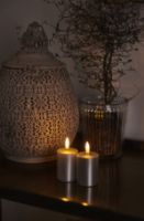 Billede af Sirius Sille Mini 2 stk Batteridrevet Stearinlys H: 7 cm - Sølv