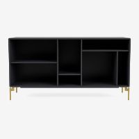 Billede af Montana Mega 200801 Skænk med ben 115,2x38 cm - 04 Anthracite / Brass