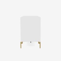 Billede af Montana Mega 200801 Skænk med ben 115,2x38 cm - 101 NewWhite / Brass