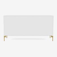 Billede af Montana Mega 200801 Skænk med ben 115,2x38 cm - 101 NewWhite / Brass