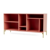 Billede af Montana Mega 200801 Skænk med ben 115,2x38 cm - 151 Rhubarb / Brass