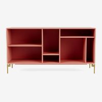 Billede af Montana Mega 200801 Skænk med ben 115,2x38 cm - 151 Rhubarb / Brass