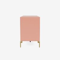 Billede af Montana Mega 200801 Skænk med ben 115,2x38 cm - 151 Rhubarb / Brass