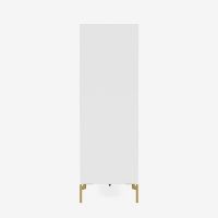 Billede af Montana Mega 201802 Skænk med ben 115,2x38 cm - 101 NewWhite / Brass