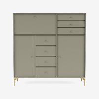 Billede af Montana Mega 201802 Skænk med ben 115,2x38 cm - 144 Fennel / Brass