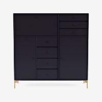 Billede af Montana Mega 201802 Skænk med ben 115,2x38 cm - 147 Shadow / Brass