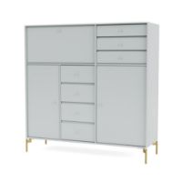 Billede af Montana Mega 201802 Skænk med ben 115,2x38 cm - 156 Oyster / Brass