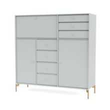 Billede af Montana Mega 201802 Skænk med ben 115,2x38 cm - 156 Oyster / Brass