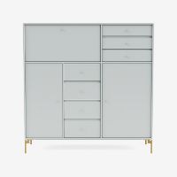 Billede af Montana Mega 201802 Skænk med ben 115,2x38 cm - 156 Oyster / Brass