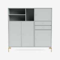 Billede af Montana Mega 201803 Skænk med ben 115,2x38 cm - 156 Oyster / Brass