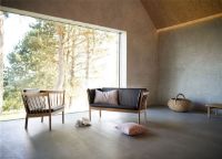 Billede af FDB Møbler J148 2 pers. Sofa Erik Ole Jørgensen L:150 cm - Eg Natur/Sort Læder