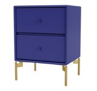 Billede af Montana Selection Drift Skuffebord med ben 35,4x35,4x30 cm - 135 Monarch / Brass