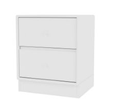 Billede af Montana Selection Drift Skuffebord med sokkel 7 cm 35,4x35,4x30 cm - 101 New White