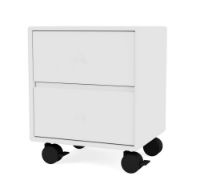 Billede af Montana Selection Drift Skuffebord på hjul 35,4x35,4x30 cm - 101 New White