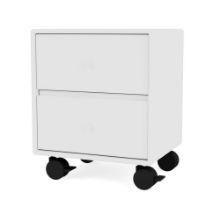 Billede af Montana Selection Drift Skuffebord på hjul 35,4x35,4x30 cm - 101 New White