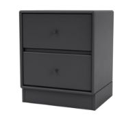 Billede af Montana Selection Drift Skuffebord med sokkel 7 cm 35,4x35,4x30 cm - 04 Anthracite